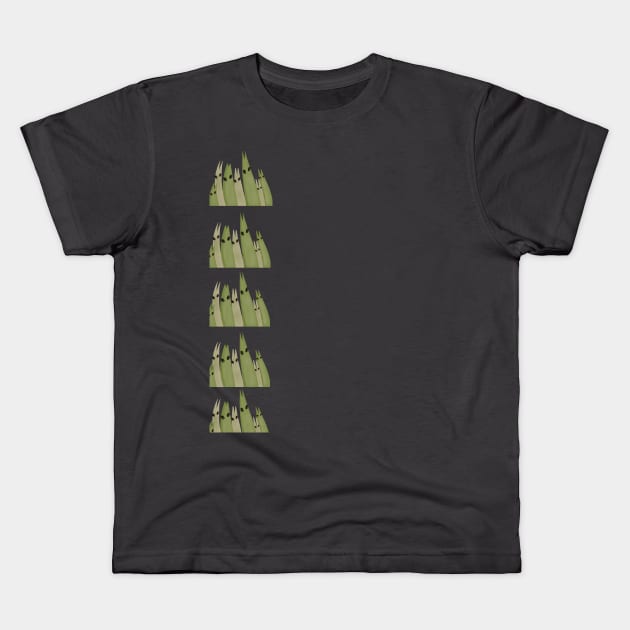 Grassy Kids T-Shirt by HuskyDuskyMama